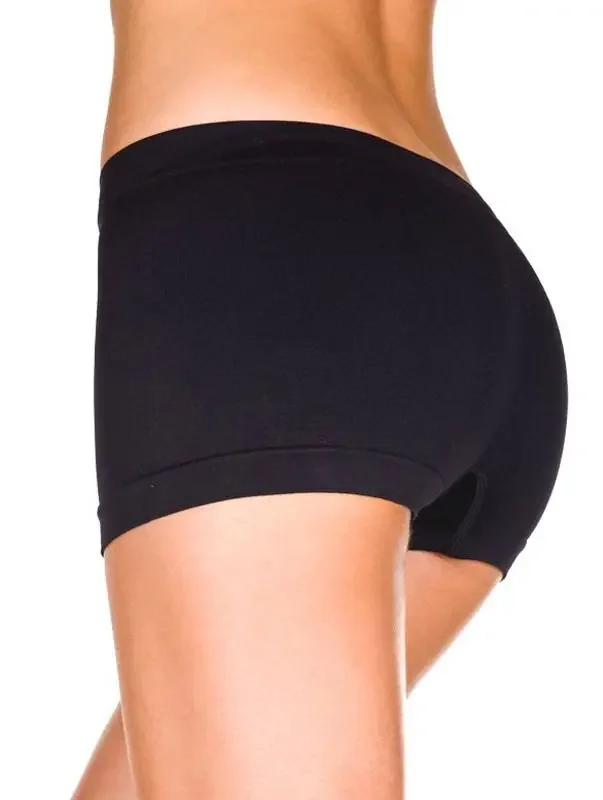 Nahtlose Boyshorts – Schwarz