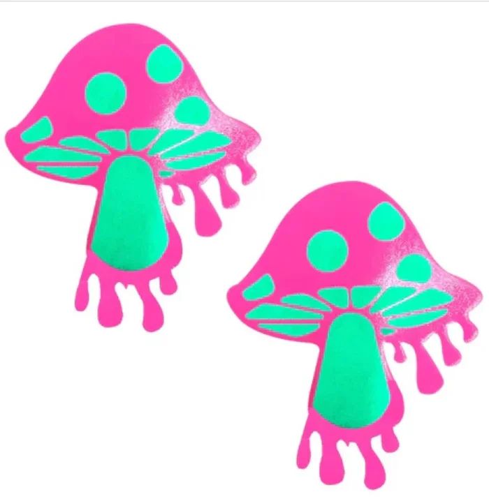 Neva Nude-Neon Pink Melty Green Shroom
