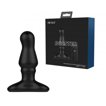 Nexus Bolster Butt Plug w/Inflatable Tip – Black
