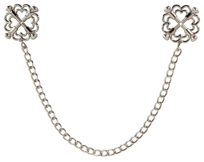 Nippelklemmen mit Kette, aus Edelstahl Bad Kitty