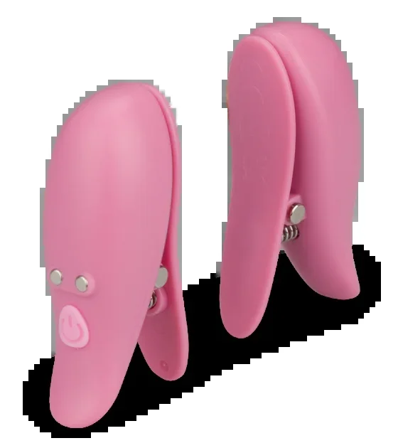 Nippelklemmen mit Vibration 10 Modi Bubble Gum