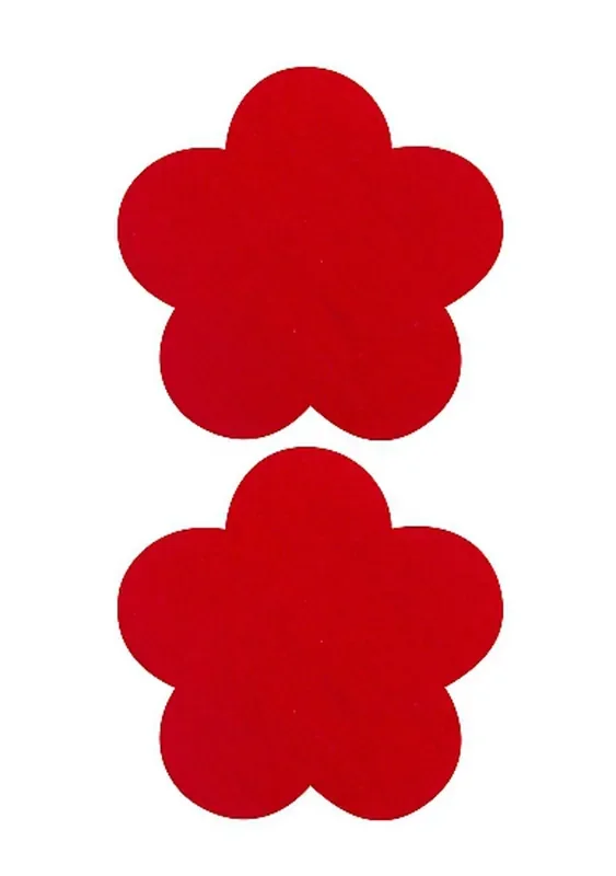 Nipple Sticker – Red Flower