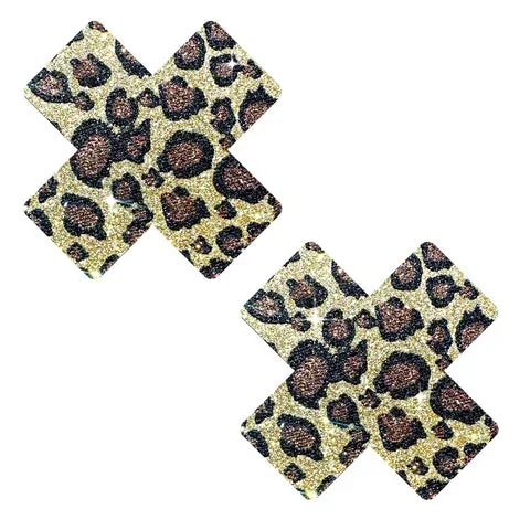 Nipztix Pasties Cheeky Cheetah Glitter X