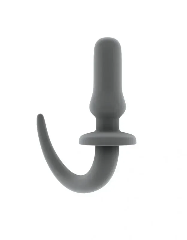 NO. 12 Butt Plug 4 Inch Grey