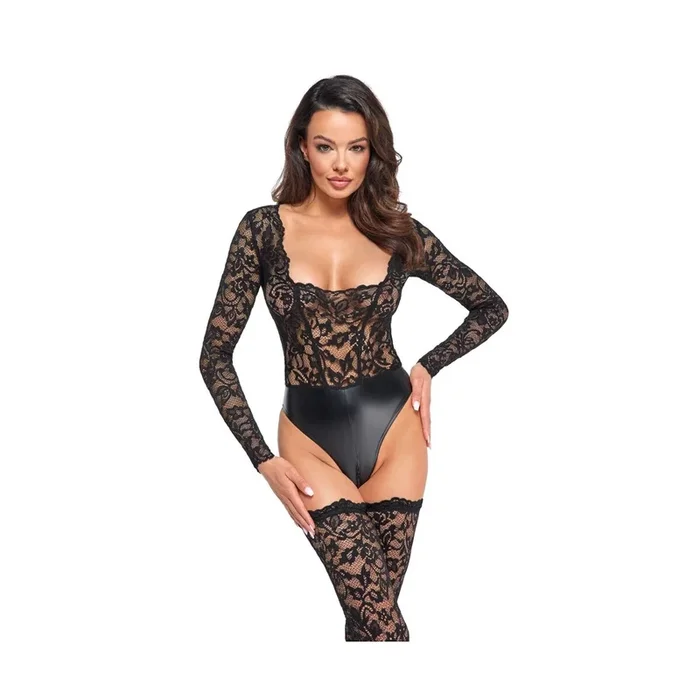 Noir Body Spitze – Größe – XL