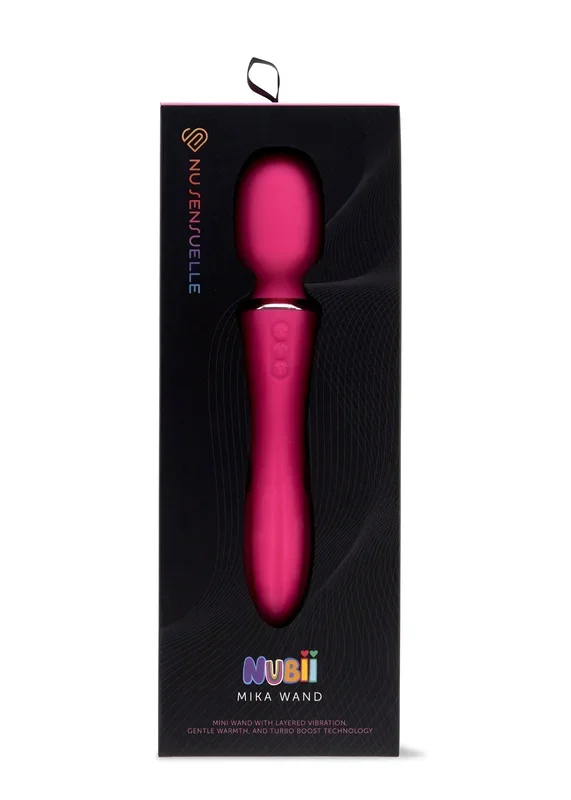 Nu Sensuelle Mika Heating Nubii Mini Wand – Pink