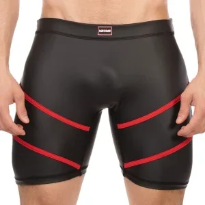 Nuru Short Schwarz-Rot