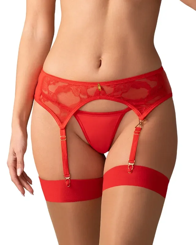 Obsessive – Aliosa Strumpfhaltergürtel – Rot