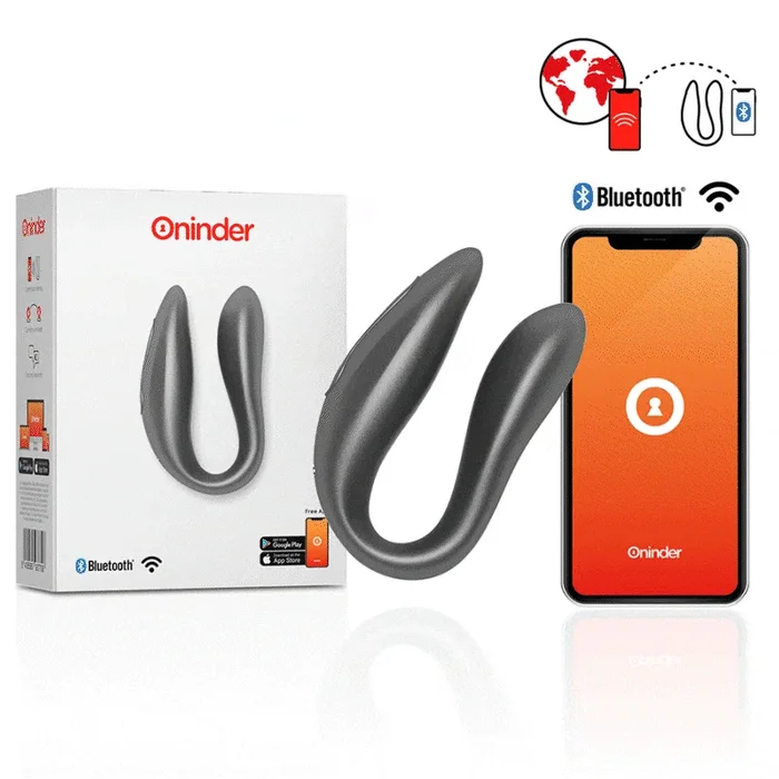 Oninder – Lisboa G-Spot- und Klitoralstimulator Schwarz – Kostenlose App