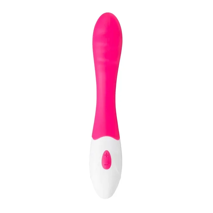 Oplaadbare Siliconen Vibrator – Roze/Wit