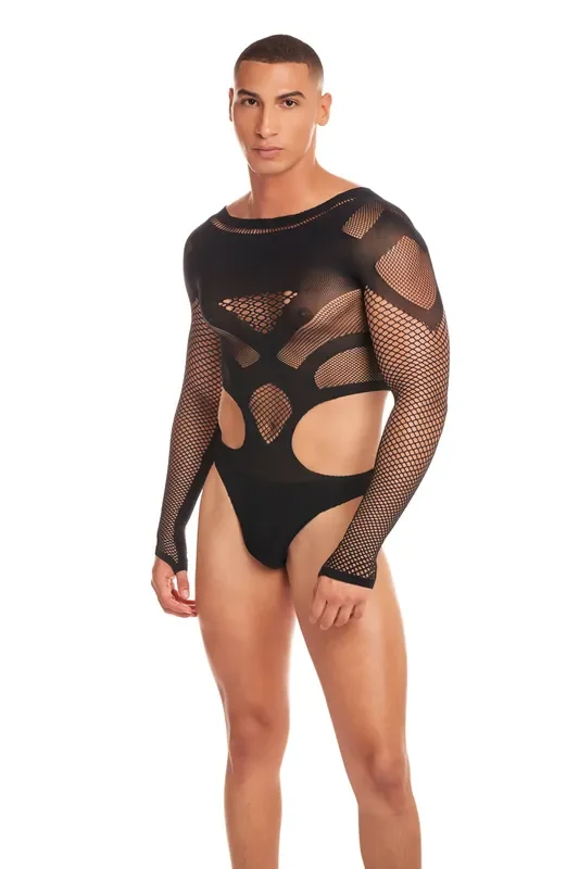 Out Of Orbit Bodysuit – Schwarz