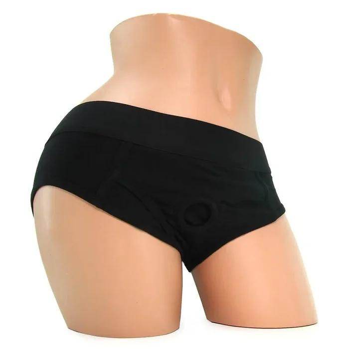 Packer Gear Black Brief Harness in XS/S