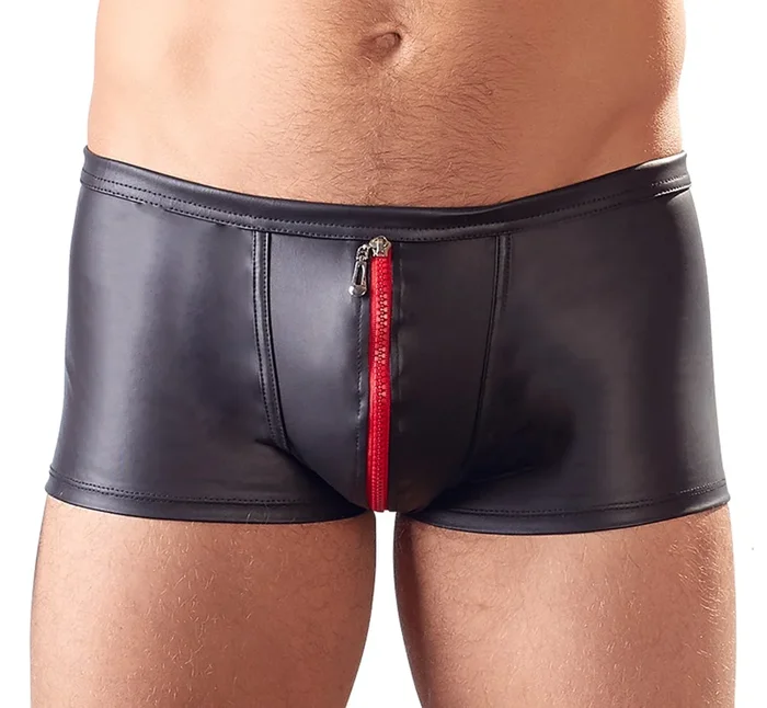Pants im schwarzen Mattlook finesse HOMME