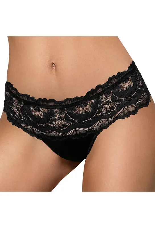 Panty aus Spitze mit Rüschen