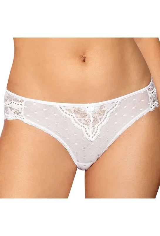 Panty aus weißer Blütenspitze