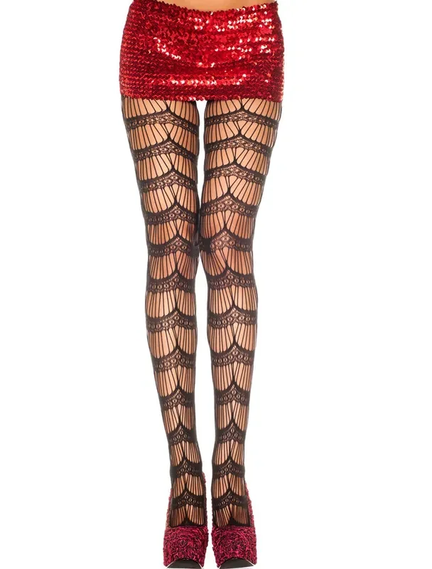 Panty mit Spitze und Streifen