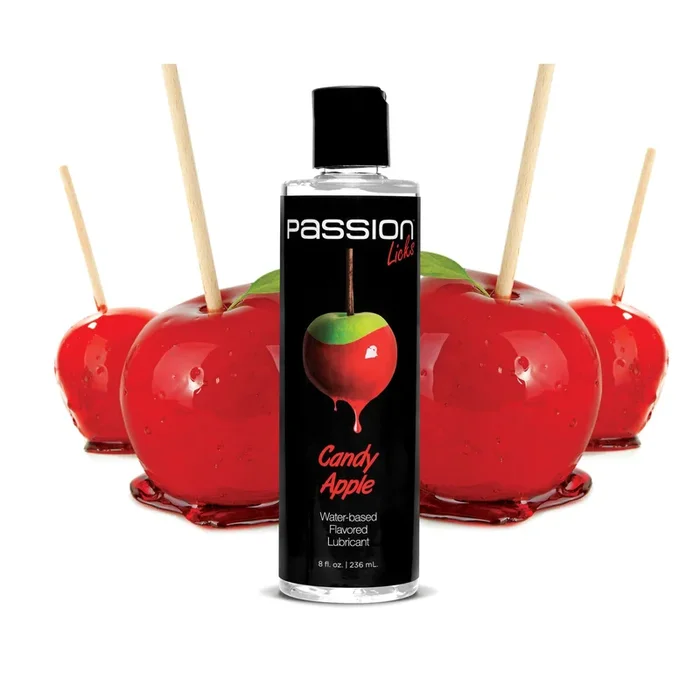Passion Licks Candy Apple Water Based Flavored Lubricant – 8 Fl Oz / 236 ml