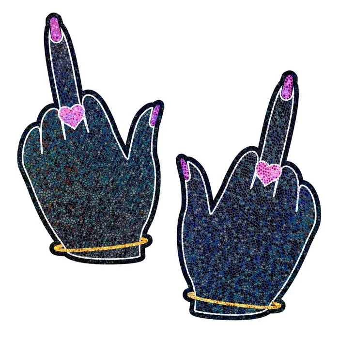 PASTEASE GLITTERING F YOU LADY HANDS