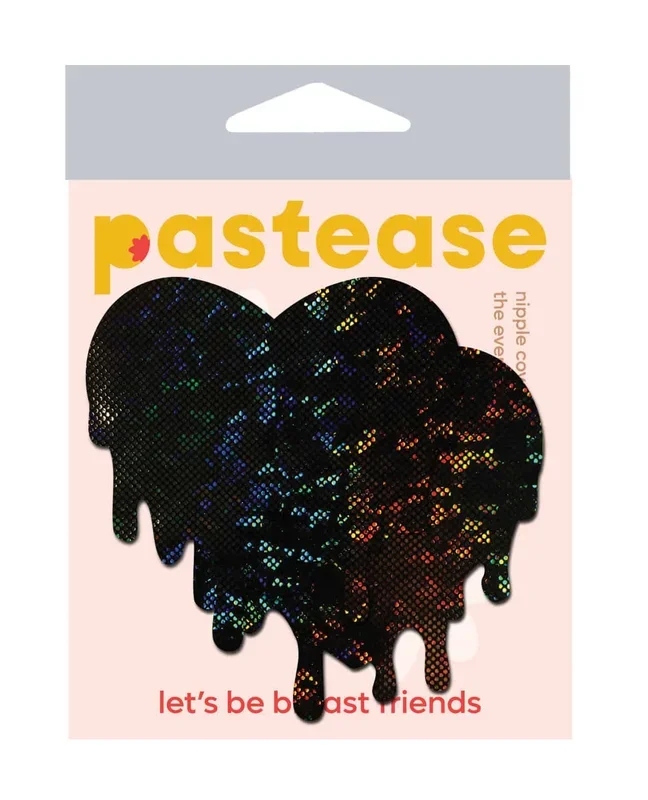 Pastease Premium Melty Heart – Black O/S