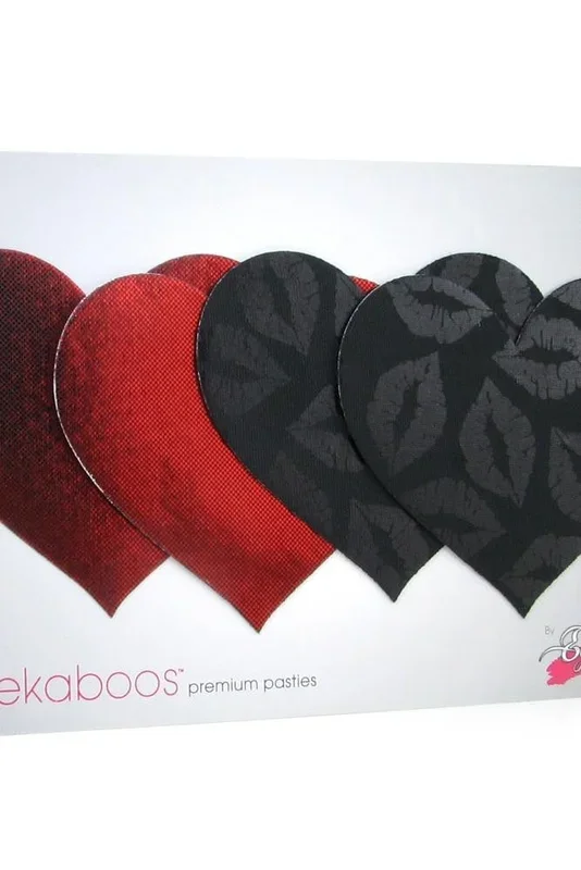 Peekaboo Stolen Kisses Heart Pasties
