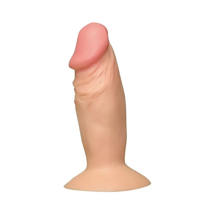 Penis-Dildo mit Saugfuß und biegsam – 11,5 cm lang – Hautfarben
