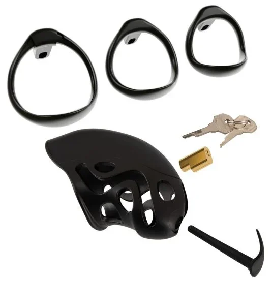 Penis Käfig mit herausnehmbarem Dilator