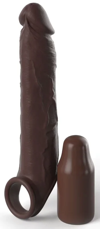 Penishülle „3“ Silicone X-tension with Strap“ mit Hodenring Fantasy X-Tensions Elite