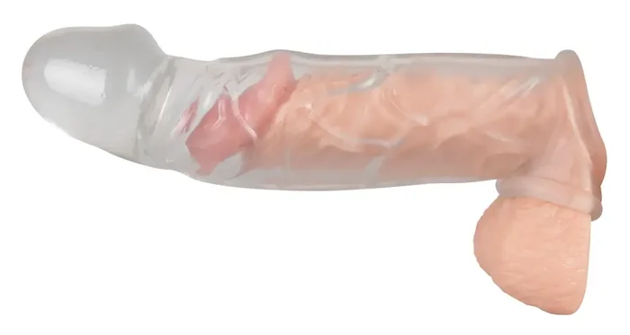 Penishülle Crystal Skin mit Hodenmanschette