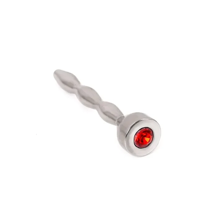Penisplug mit rotem Stein