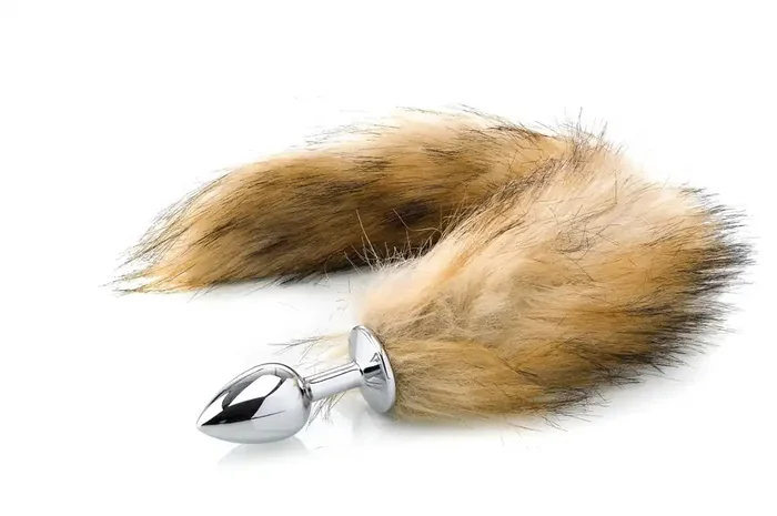 Petplay-Plug mit flauschigem Schwanz