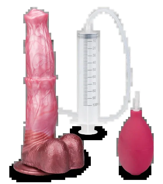 Pferdedildo mit Spritzfunktion und Saugnapf Pegasus