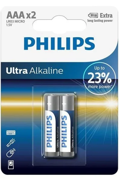 Philips Ultra Alkaline AAA 2er-Pack