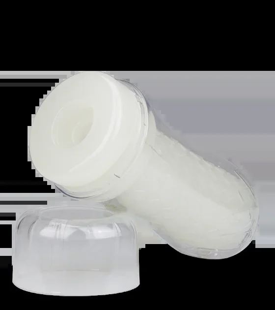 Phosphoreszierender Masturbator mit Rillen Lumino