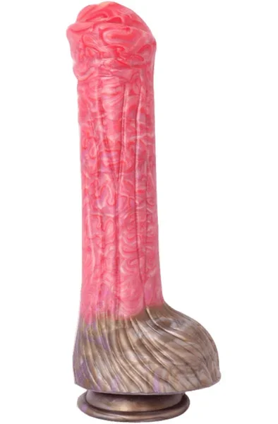 Pink Alien Weicher Flüssigsilikon-Dildo Rot 26 cm