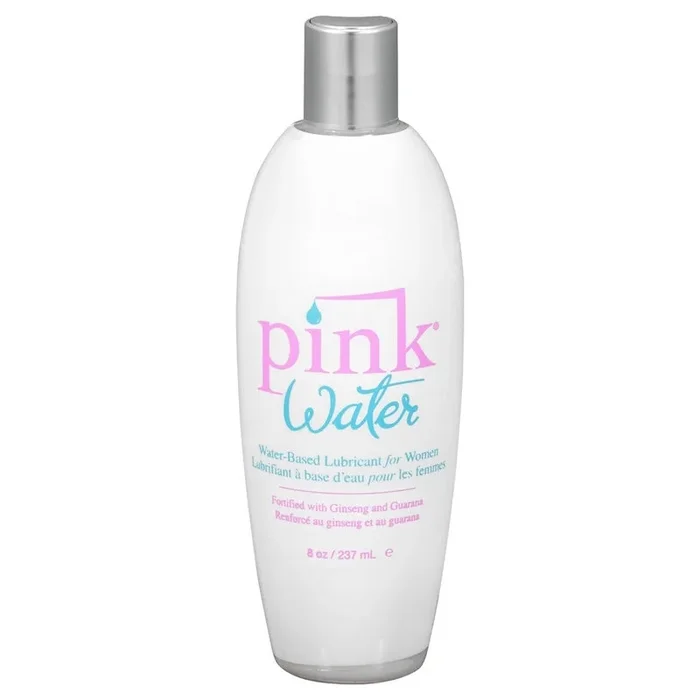 Pink Water Based Lubricant for Women 8 Oz Flip Top Bottle