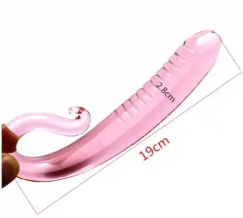 Pinker Glasdildo