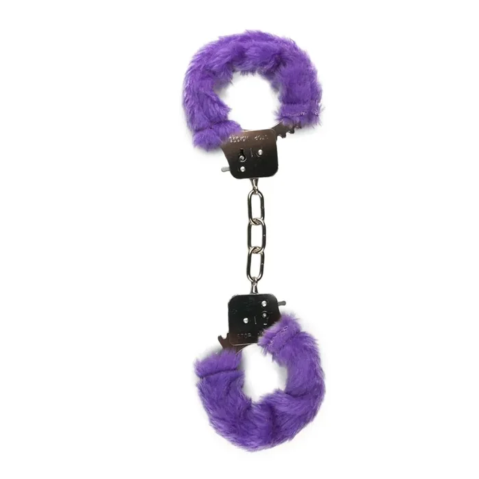 Plüschige Handschellen – Violett