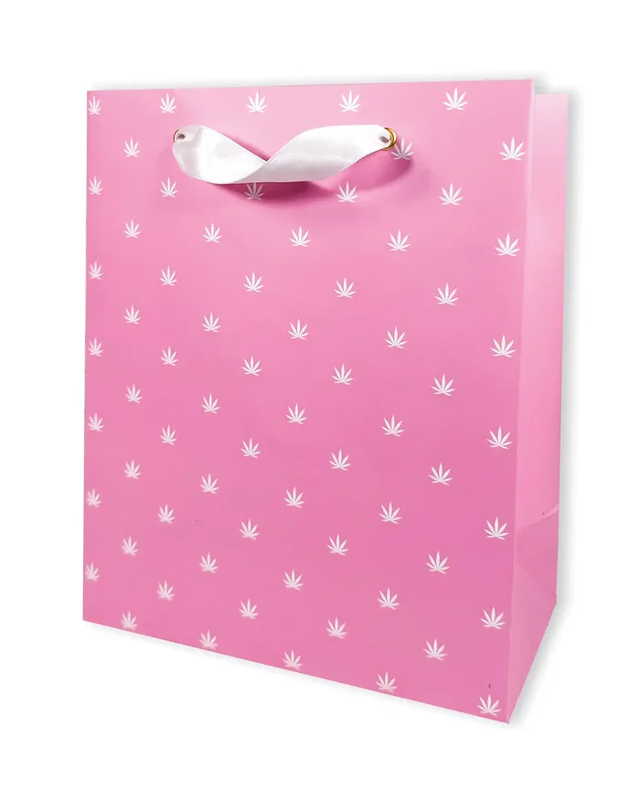 Polka Pot Gift Bag – Pink/White
