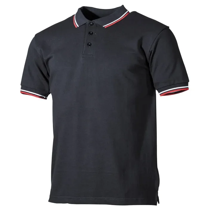 Poloshirt – schwarz
