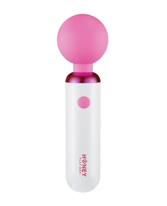 Pomi Wand Clit Tease Vibrating Wand – White