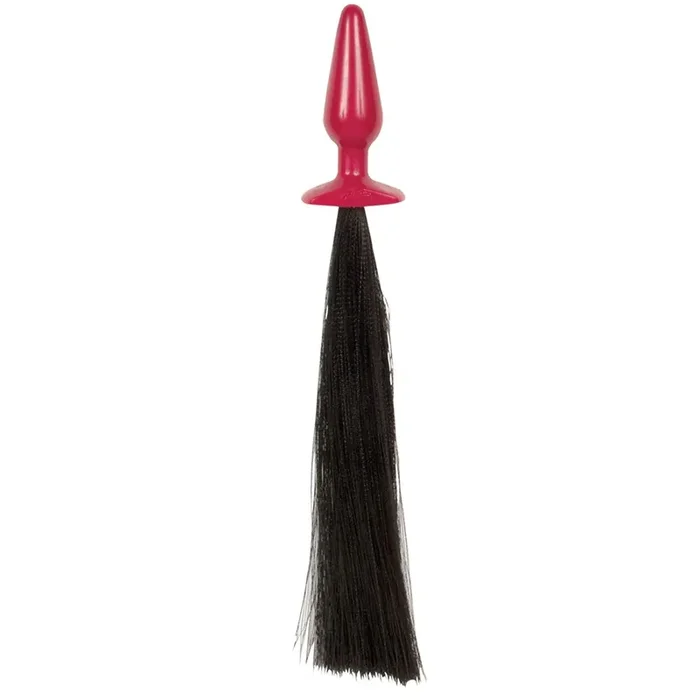 Pony Play Buttplug medium – rot