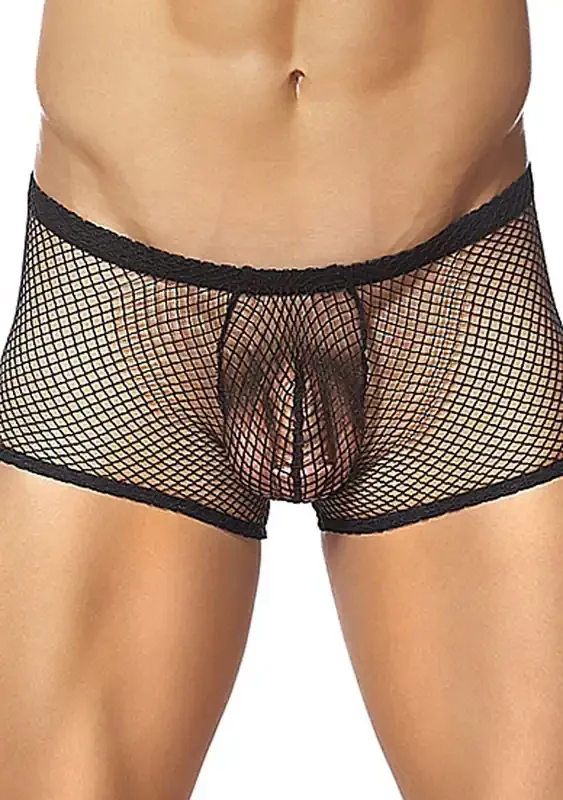 Pouch Netz-Short Schwarz