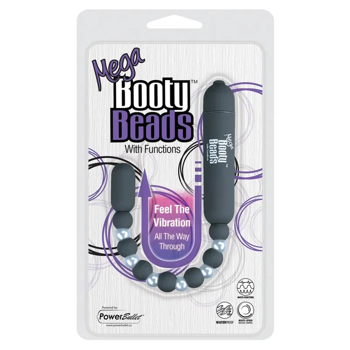 PowerBullet – Mega Booty Beads with 7 Functions Grey