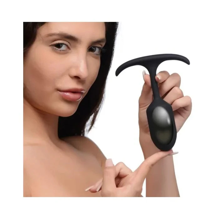 Premium Silicone Weighted Anal Plug – Medium