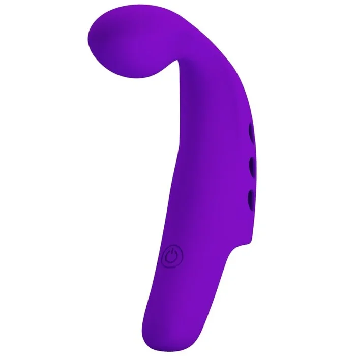 Pretty Love – Gorgon Purple Wiederaufladbarer Fingervibrator