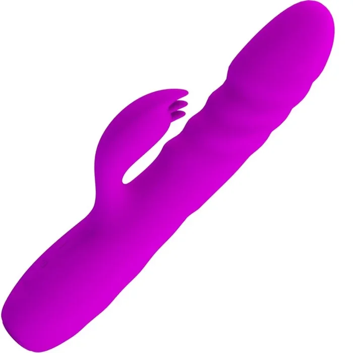 Pretty Love – Melanie Purple Wiederaufladbarer Kaninchenvibrator