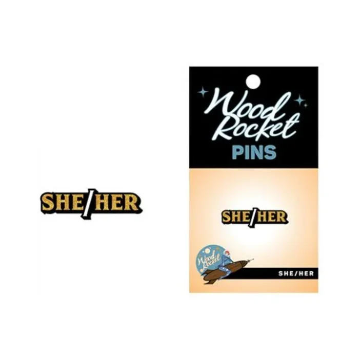 Pronoun She/her Pin