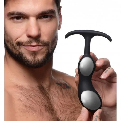 Prostata-Plug mit 2 Stahlkernen »Heavy Booty«