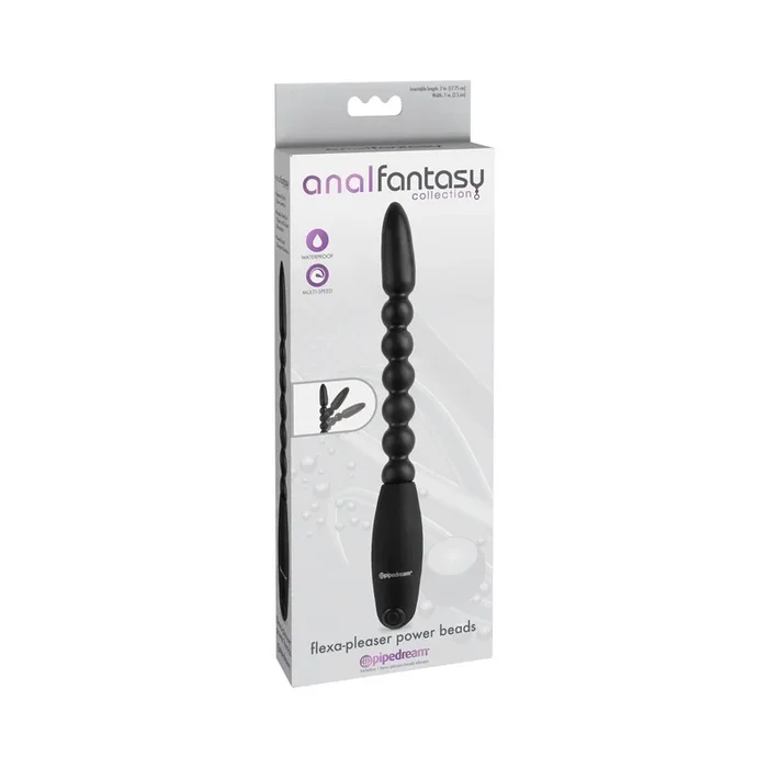 Prostata Vibrator mit flexiblem Schaft – Schwarz