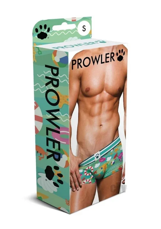 Prowler Beach Trunk Sm Aqua Ss22
